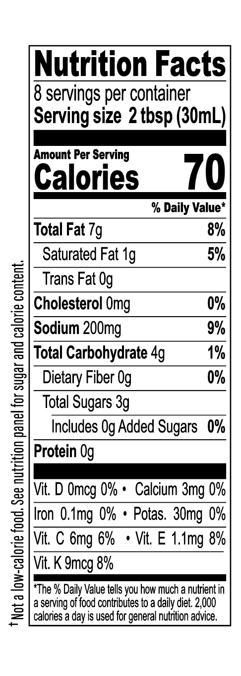 blueberry jalapeno nutrition facts
